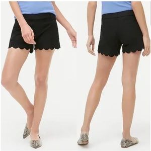 J Crew Navy Blue Scalloped Shorts - Size 6